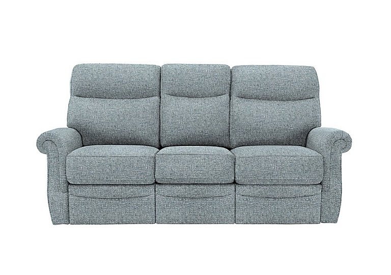 G Plan  Avon 3 Seater Fabric Manual Recliner Sofa  Arola Sky | Bed Sava