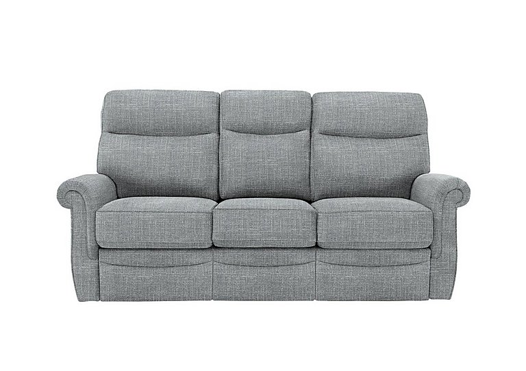 G Plan  Avon 3 Seater Fabric Manual Recliner Sofa  Beach Duck Egg | Bed Sava