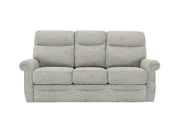 G Plan  Avon 3 Seater Fabric Sofa  No Recliner  Waffle Smoke | Bed Sava