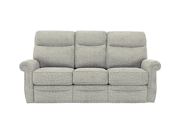 G Plan  Avon 3 Seater Fabric Power Recliner Sofa  Waffle Smoke | Bed Sava