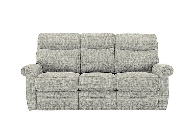 G Plan - Avon 3 Seater Fabric Power Recliner Sofa - Waffle Smoke