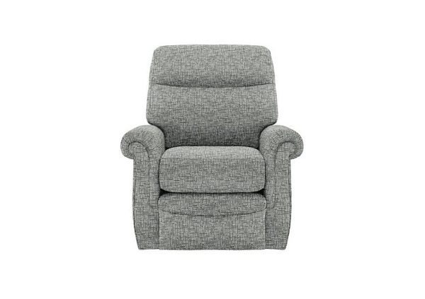 G Plan  Avon Fabric Manual Recliner Armchair  Remco Light Grey | Bed Sava