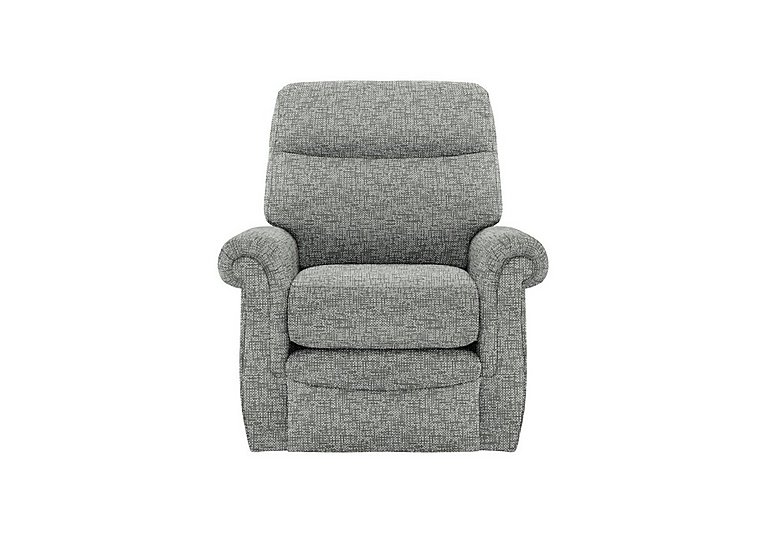 G Plan  Avon Fabric Manual Recliner Armchair  Remco Light Grey | Bed Sava
