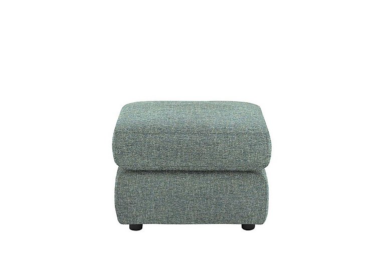 G Plan - Avon Fabric Footstool - Dapple Kingfisher
