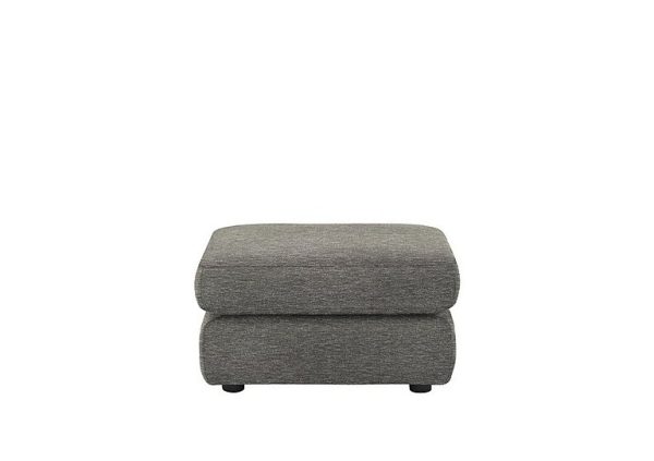 G Plan  Avon Fabric Storage Footstool  Mirage Slate | Bed Sava