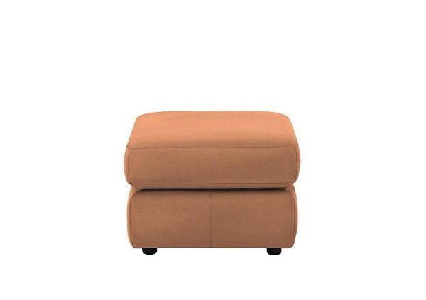 G Plan  Avon Leather Footstool  Texas Tan | Bed Sava