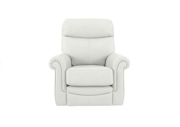 G Plan  Avon NC Leather Armchair  Oxford Chalk | Bed Sava