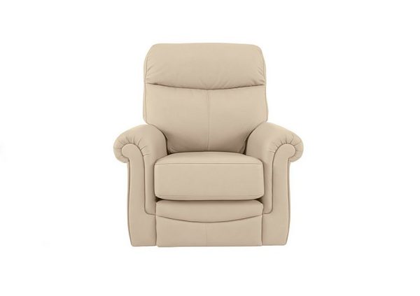 G Plan  Avon Leather Power Recliner Armchair  Oxford Mushroom | Bed Sava