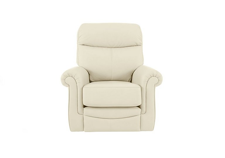 G Plan  Avon Leather Recliner Armchair  Cambridge Chalk | Bed Sava