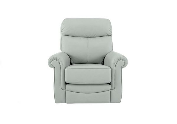 G Plan  Avon NC Leather Armchair  Cambridge Grey | Bed Sava