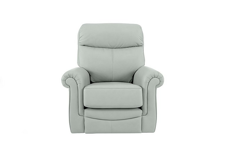 G Plan  Avon NC Leather Armchair  Cambridge Grey | Bed Sava
