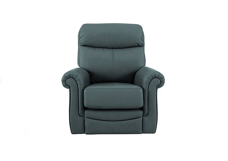 G Plan  Avon NC Leather Armchair  Cambridge Petrol Blue | Bed Sava