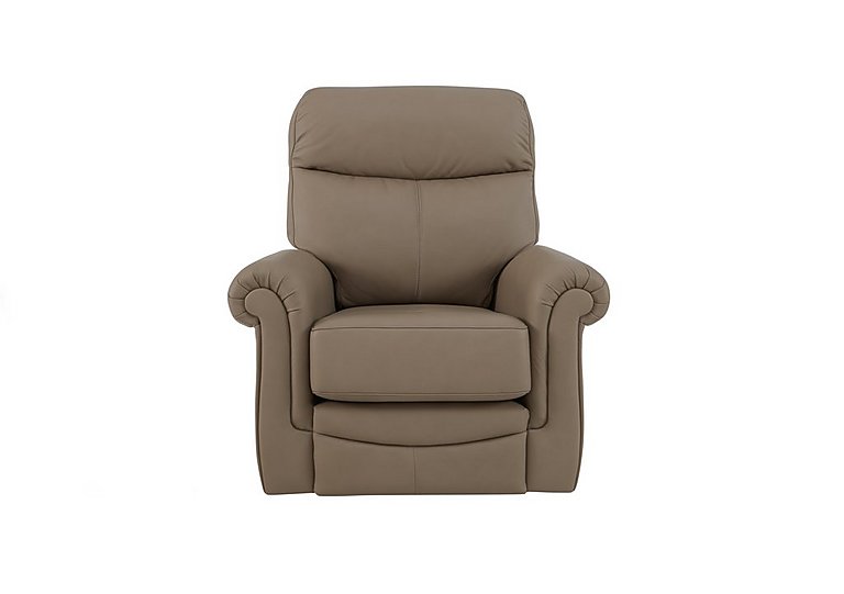 G Plan  Avon NC Leather Armchair  Cambridge Taupe | Bed Sava