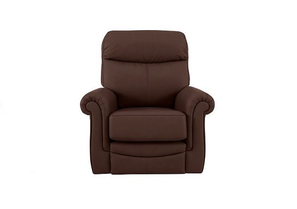 G Plan  Avon Leather Power Recliner Armchair  Capri Chocolate | Bed Sava