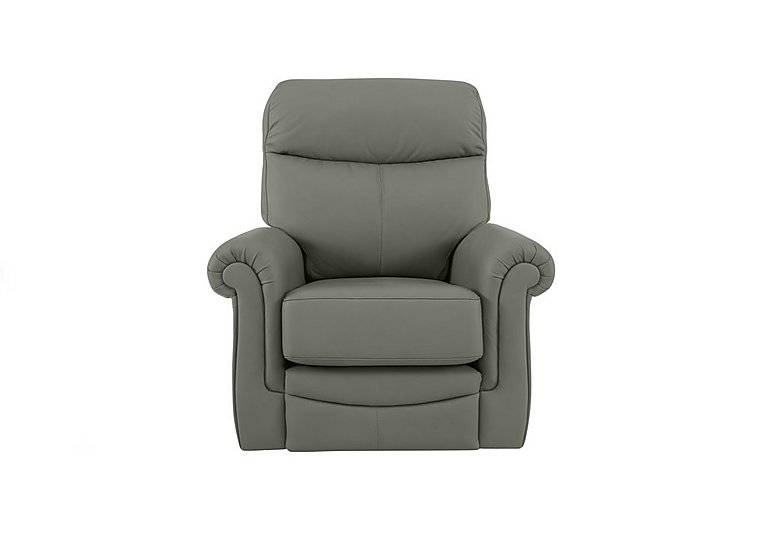 G Plan  Avon NC Leather Armchair  Capri Grey | Bed Sava
