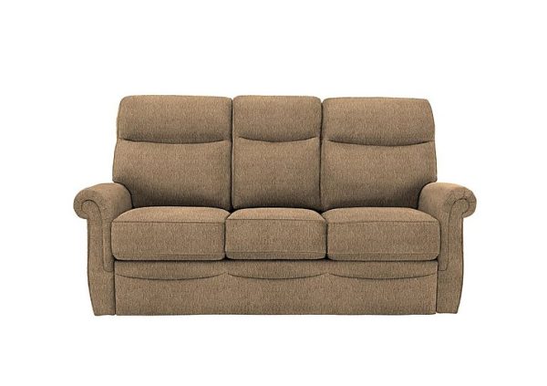 G Plan  Avon Small 3 Seater Fabric Sofa  Boucle Cocoa | Bed Sava