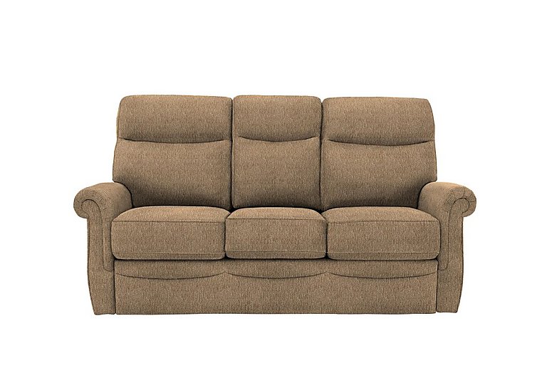 G Plan  Avon Small 3 Seater Fabric Sofa  Boucle Cocoa | Bed Sava
