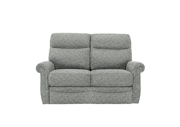 G Plan  Avon Small 2 Seater Fabric Sofa  Remco Light Grey | Bed Sava