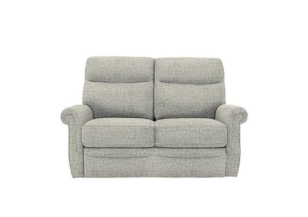 G Plan  Avon Small 2 Seater Fabric Sofa  Waffle Smoke | Bed Sava