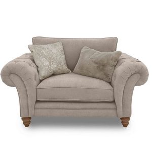 Boutique Collection  Blenheim Classic Back Snuggler  Darwin Mink with Oak Feet | Bed Sava