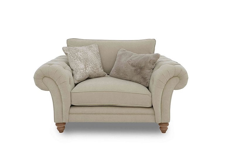 Boutique Collection - Blenheim Classic Back Snuggler - Marlborough Wicker Mink with Oak Feet