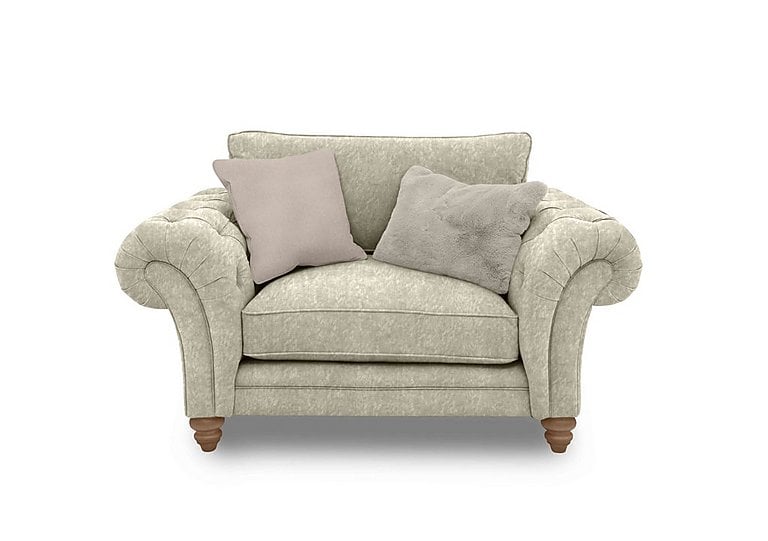 Boutique Collection - Blenheim Classic Back Snuggler - Savoy Mink with Oak Feet