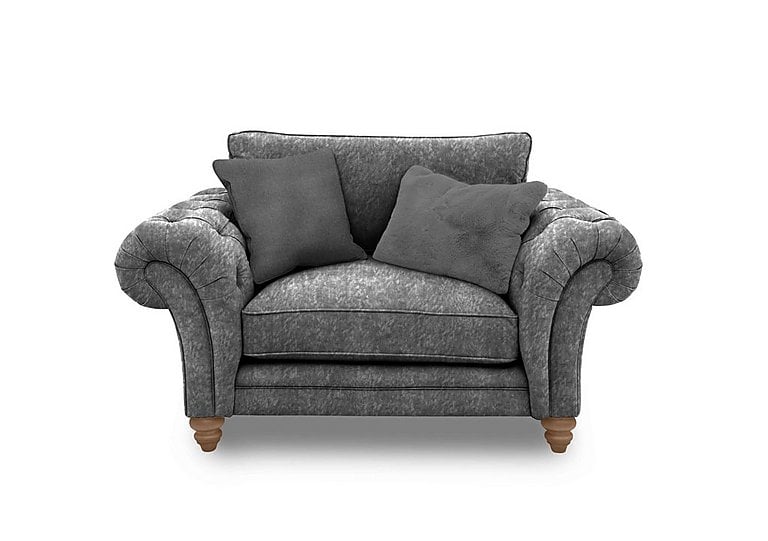 Boutique Collection - Blenheim Classic Back Snuggler - Savoy Raven with Oak Feet