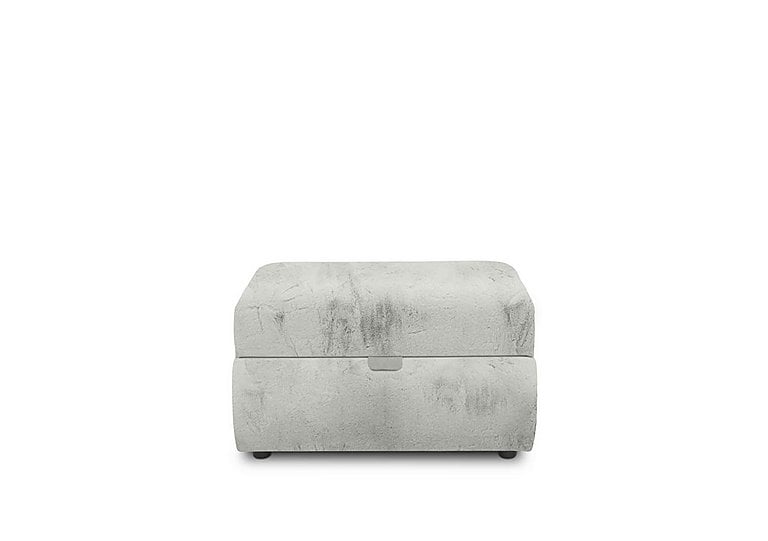 Boutique Collection - Blenheim Small Storage Stool - Vancouver Fur Silver