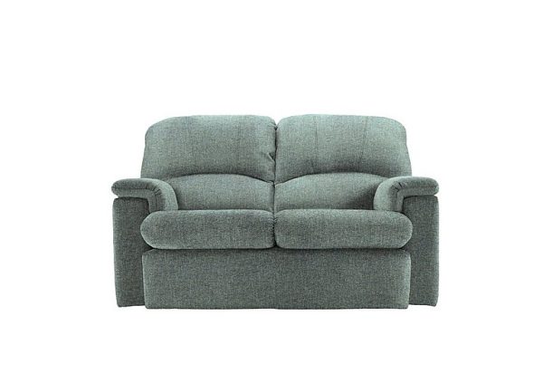G Plan  Chloe 2 Seater Fabric Sofa  No Recliner  Dapple Kingfisher | Bed Sava
