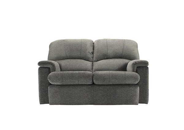G Plan  Chloe 2 Seater Fabric Sofa  No Recliner  Mirage Slate | Bed Sava