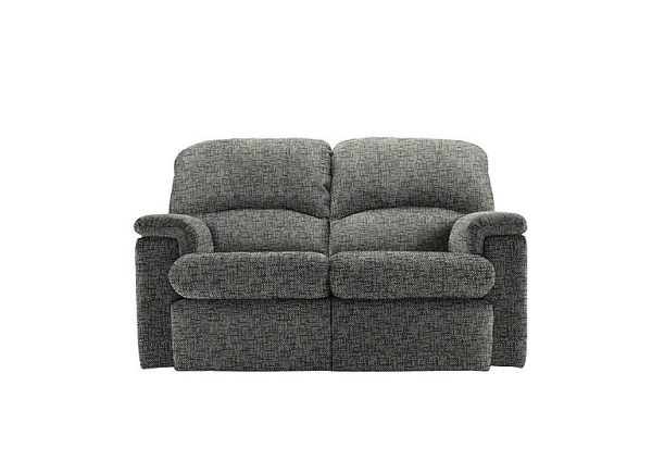 G Plan  Chloe 2 Seater Fabric Manual Recliner Sofa  Remco Slate | Bed Sava