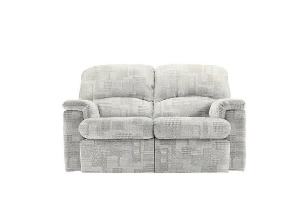 G Plan  Chloe 2 Seater Fabric Power Recliner Sofa  Lydia Blush | Bed Sava
