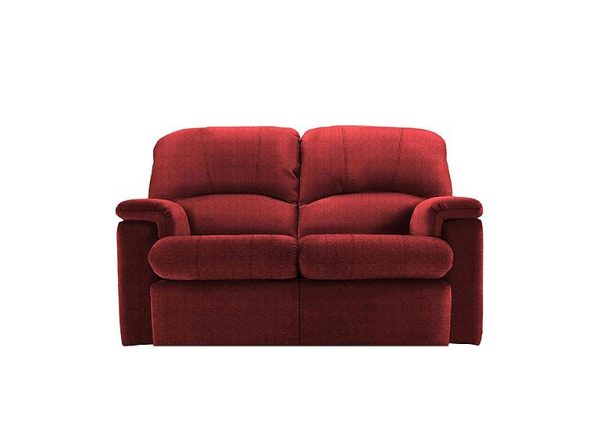 G Plan  Chloe 2 Seater Fabric Power Recliner Sofa  Destiny Ruby | Bed Sava