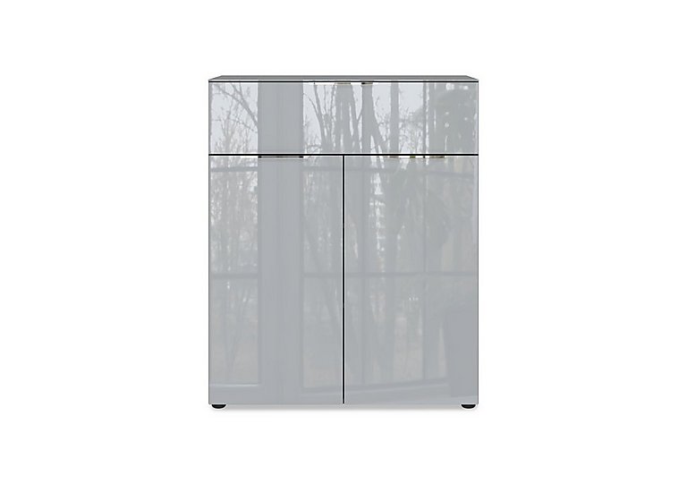Clio 2 Door 1 Drawer Chest - Graphite