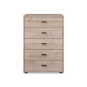 Wiemann  Dallas 60cm 5 Drawer Chest  Holm Oak | Bed Sava