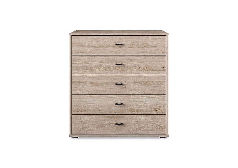 Wiemann - Dallas 80cm 5 Drawer Chest - Holm Oak
