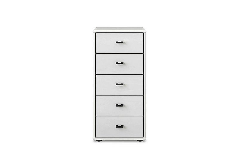 Wiemann - Dallas 40cm 5 Drawer Glass Chest