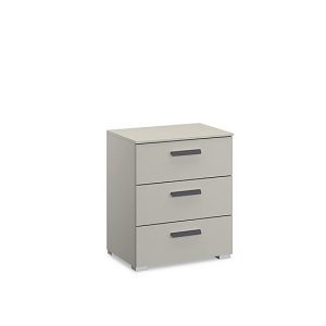 Rauch  Dante 3 Drawer Décor Bedside Cabinet | Bed Sava