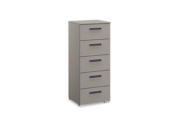 Rauch  Dante 5 Drawer Décor Narrow Chest | Bed Sava