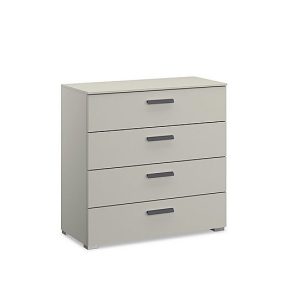 Rauch  Dante 4 Drawer Décor Wide Chest  Champagne | Bed Sava