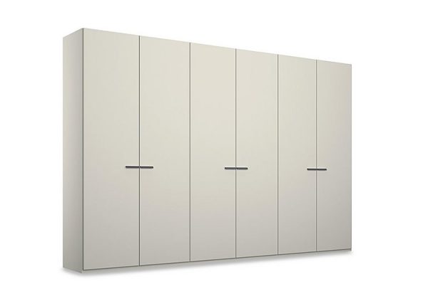 Rauch  Dante 301cm 6 Door Hinged Décor Wardrobe  Champagne | Bed Sava