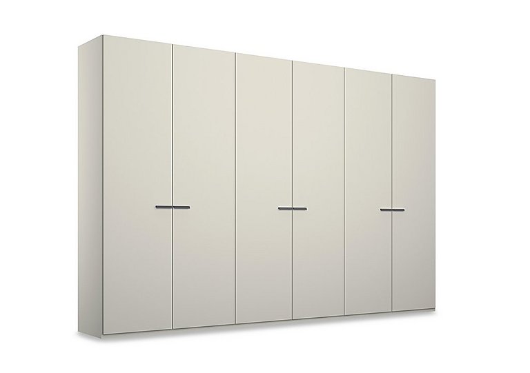 Rauch - Dante 301cm 6 Door Hinged Décor Wardrobe - Champagne