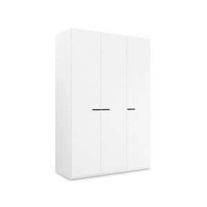 Rauch  Dante 151cm 3 Door Hinged Décor Wardrobe  Alpine White | Bed Sava