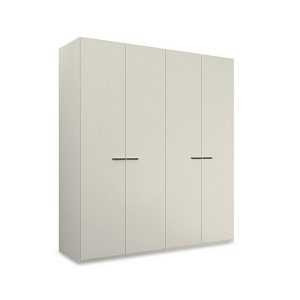 Rauch  Dante 201cm 4 Door Hinged Décor Wardrobe  Champagne | Bed Sava