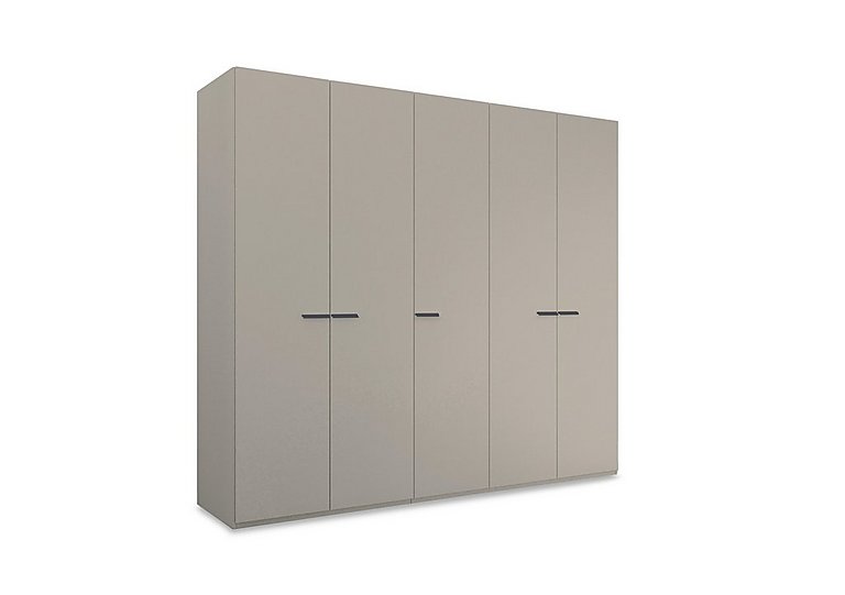Rauch - Dante 251cm 5 Door Hinged Décor Wardrobe