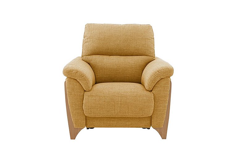 Ercol - Enna Fabric Power Recliner Armchair - Mustard