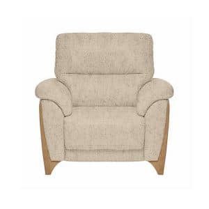 Ercol  Enna Fabric Power Recliner Armchair  Beige | Bed Sava
