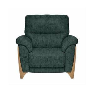 Ercol  Enna Fabric Power Recliner Armchair  Green | Bed Sava