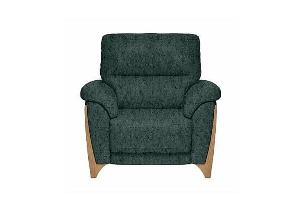 Ercol  Enna Fabric Power Recliner Armchair  Green | Bed Sava