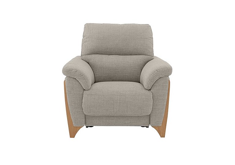 Ercol - Enna Fabric Power Recliner Armchair - Light Grey